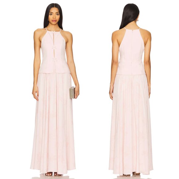 NEW Katie May Tabitha Gown in Blush Lily Light Pink Formal Maxi Dress Large L - Picture 1 of 8